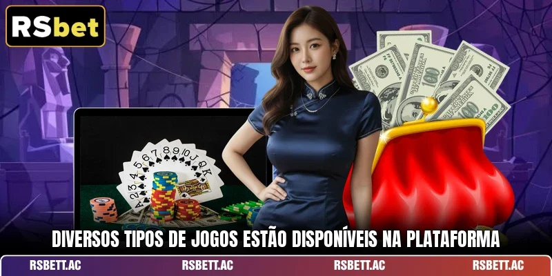 Home 4 Diversos tipos de jogos estão disponíveis na plataforma