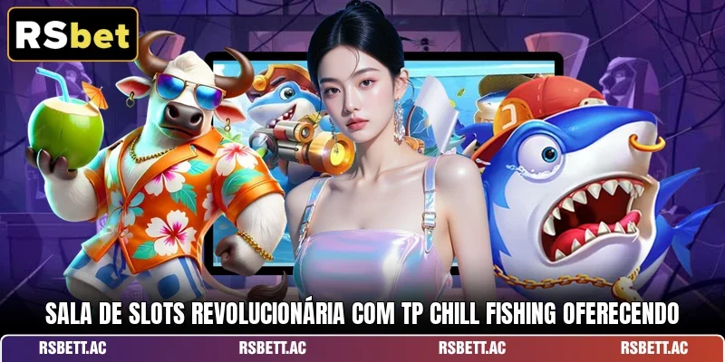 Sala de slots revolucionária com TP Chill Fishing oferecendo