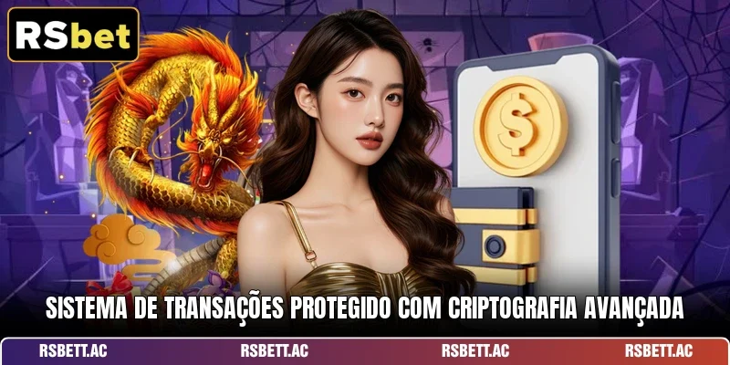 Sistema de transações protegido com criptografia avançada