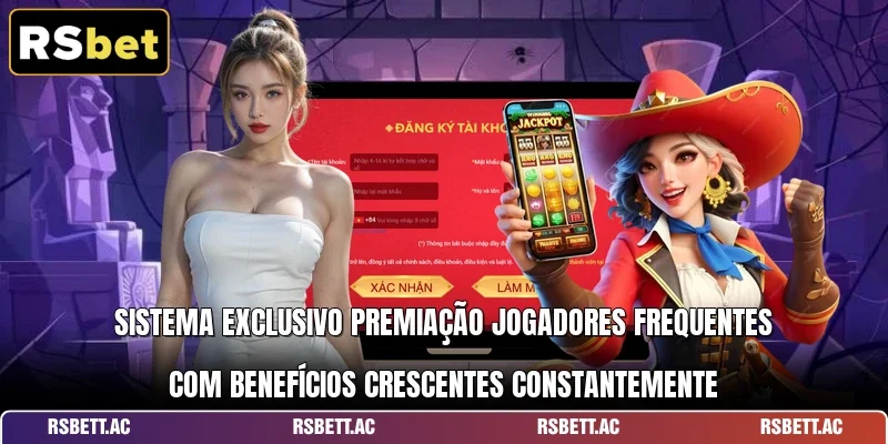 Sistema exclusivo premiação jogadores frequentes com benefícios crescentes constantemente