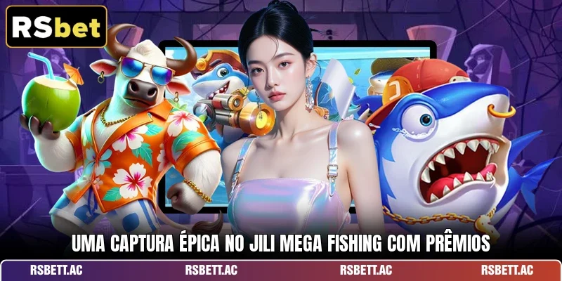 Uma captura épica no JILI Mega Fishing com prêmios