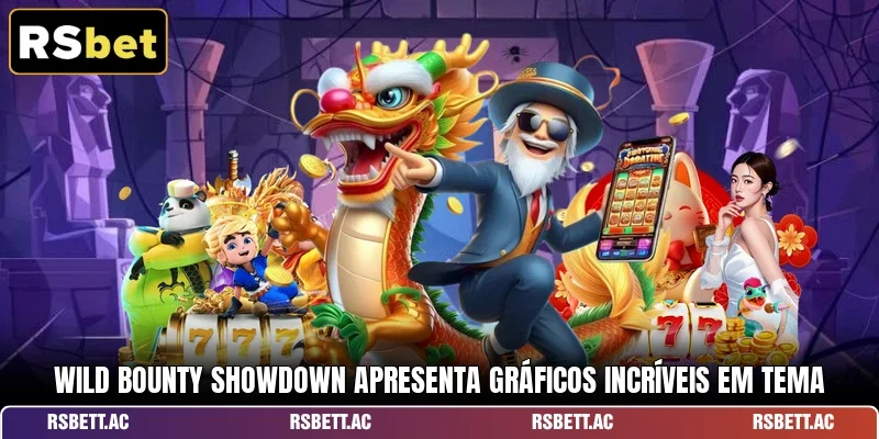 Wild Bounty Showdown apresenta gráficos incríveis em tema